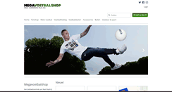 Desktop Screenshot of megavoetbalshop.com